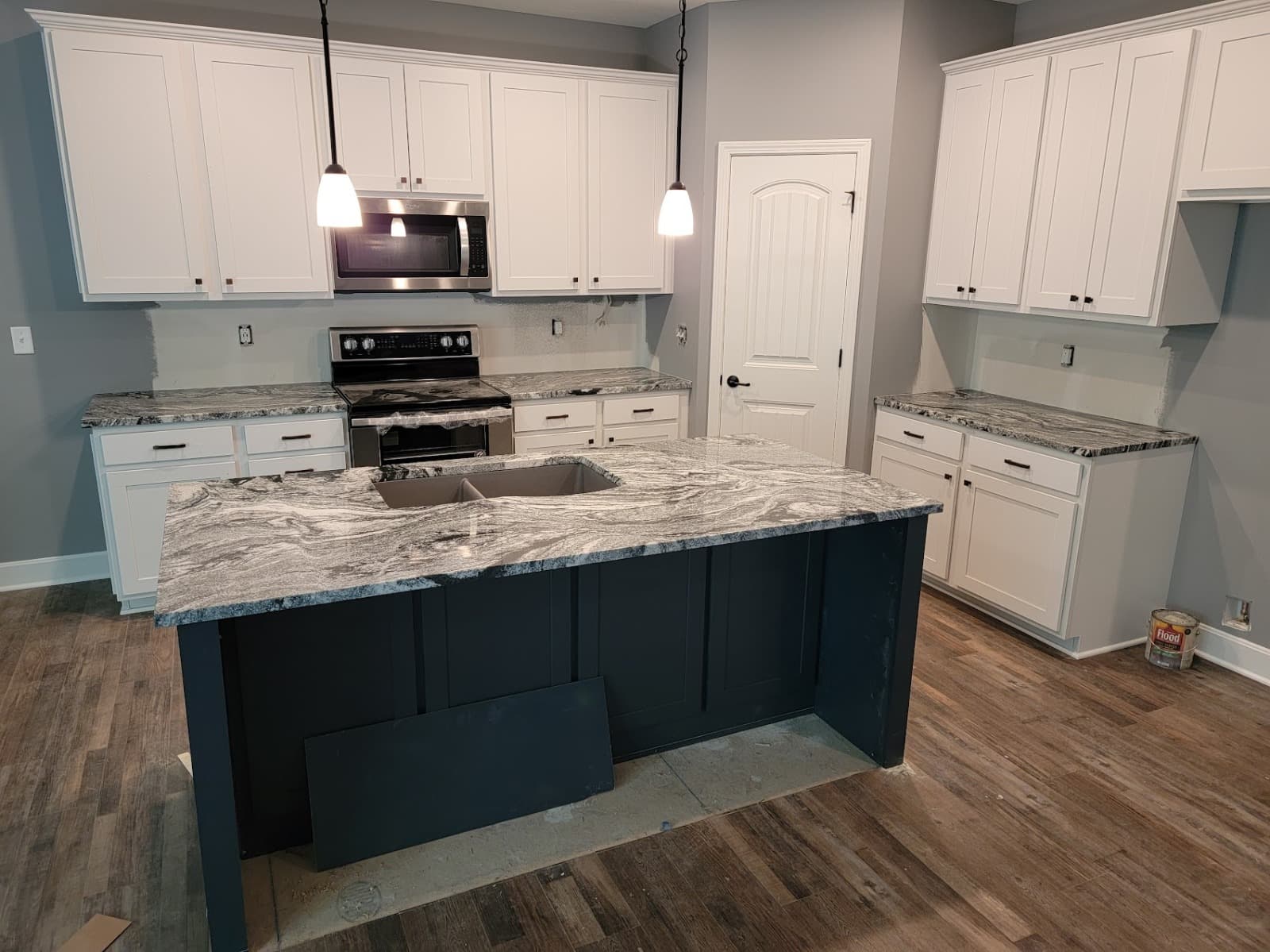 Premium granite kitchen countertop installation by Premium Stone Works